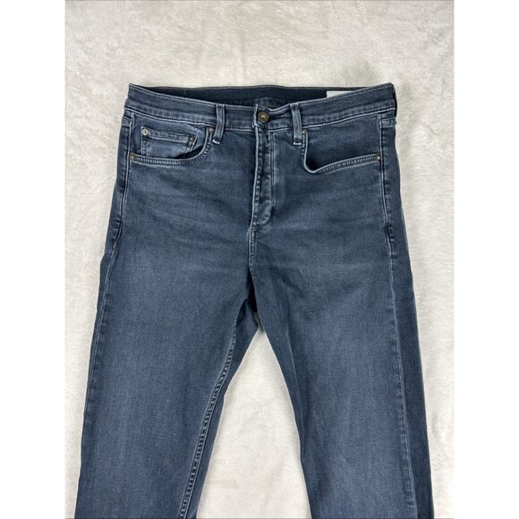 Rag & Bone Fit 2 Slim Jeans Mens Size 33 Dark Blue Denim Straight - Picture 2 of 9